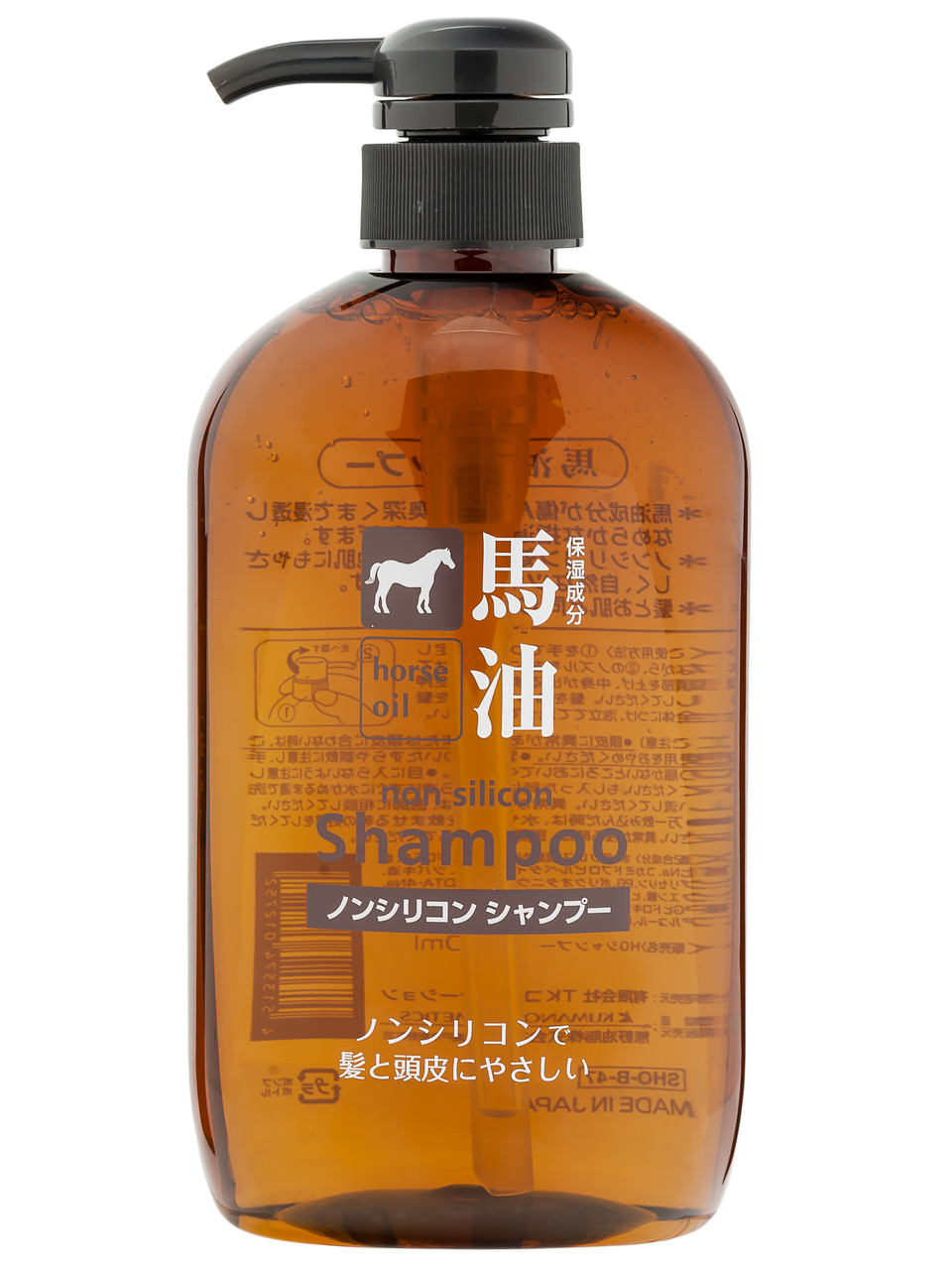 Масло 600 мл. Шампунь Moisture Shampoo Horse Oil. Moisture Horse Oil Shampoo Япония. Японский шампунь Кумано лошадь. Шампунь с лошадиным маслом Kumano.