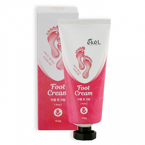 Успокаивающий крем для ног с экстрактом розы Ekel Foot Cream Rose