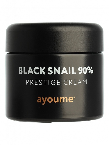 Крем для лица с муцином черной улитки 90% Ayoume 90%  Black Snail Prestige Cream