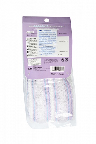 Мочалка для тела Kai Double Bubble Towel мягкая, 20×100 см Kai 0