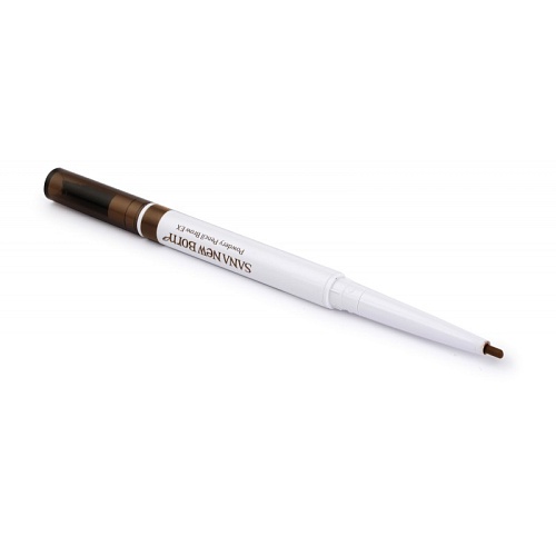 Мягкий пудровый карандаш для бровей с щеточкой SANA NEW BORN POWDERY PENCIL BROW EX