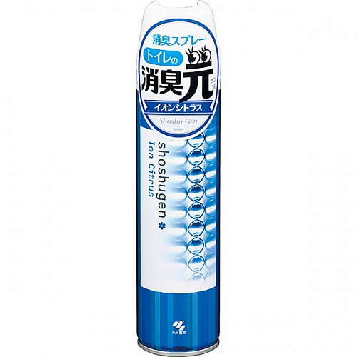 Освежитель-аэрозоль для туалета с цитрусовым ароматом Kobayashi Shoshugen Spray Ion Citrus