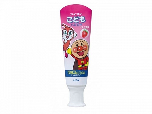 Детская зубная паста со вкусом клубники Lion