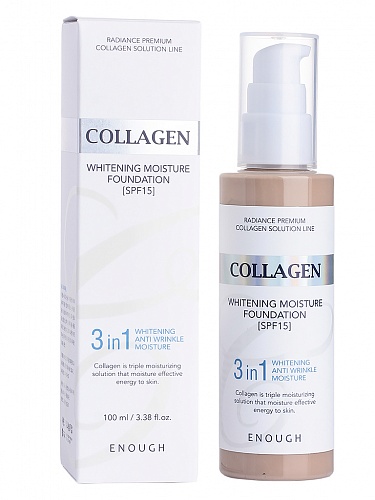 Тональная основа с коллагеном 3 в 1 Enough 3in1 Collagen foundation #23
