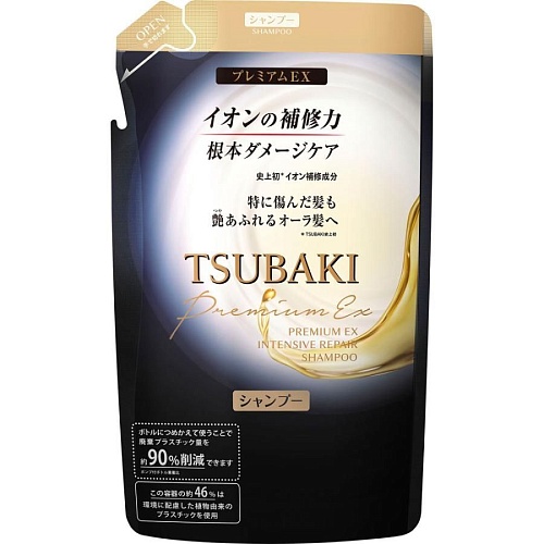 Шампунь для волос Интенсивное восстановление с маслом камелии Shiseido Tsubaki Premium EX