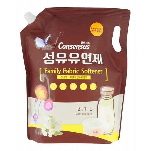 Кондиционер для белья с ароматом детской присыпки HB Global Consensus Fabric Softener