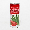 Напиток негазированный с мякотью алоэ, вкус граната Lotte Aloe Vera Pomegranate