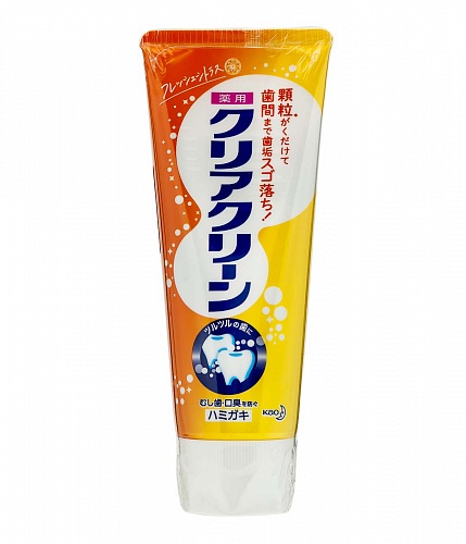 Зубная паста с микрогранулами освежающий цитрус Kao Corporation Clear Clean Fresh Citrus