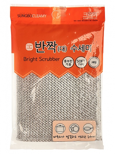 Скруббер для мытья посуды Sung Bo Cleamy BRIGHT SCRUBBER (L)