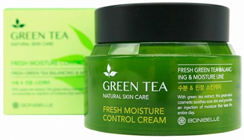 Увлажняющий крем с экстрактом зленого чая Enough Bonibelle Green Tea Fresh Moisture Control Cream