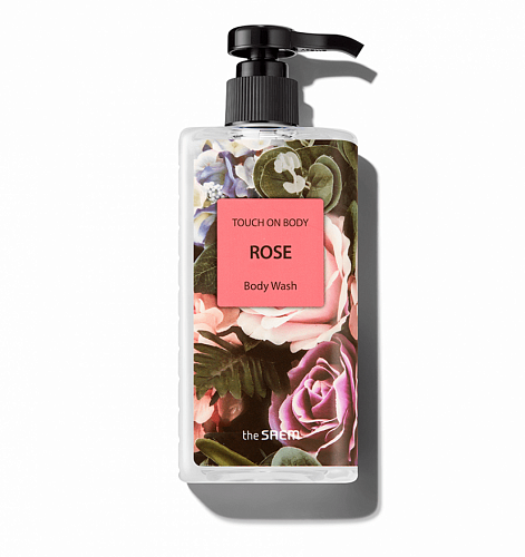 Увлажняющий гель для душа с экстрактом розы The Saem Touch On Body Rose Body Wash