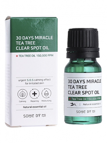 Точечное средство для проблемной кожи Some By Mi Miracle tea tree clear spot oil