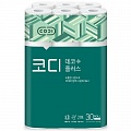 Мягкая туалетная бумага (трехслойная, с тиснёным рисунком) Ssangyong &amp;quot;CODI - Deco Plus&amp;quot;