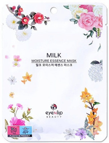 Маска на тканевой основе с экстрактом молока Eyenlip Moisture Essence Mask # Milk