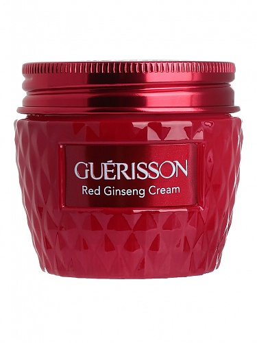 Омолаживающий крем для лица с экстрактом красного женьшеня и лошадиным жиром Guerisson Red Ginseng Cream