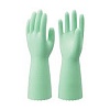 Перчатки виниловые c внутренним покрытием, зеленые Showa