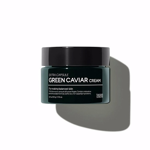 Капсульный крем для лица с экстрактом морского винограда Tenzero Green Caviar Cream