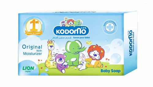 Мыло детское с увлажняющим кремом Lion Kodomo Baby Soap