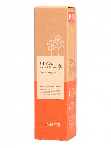 Спрей для лица антивозрастной (Мист) с экстрактом чаги The Saem CHAGA Anti-wrinkle Mist