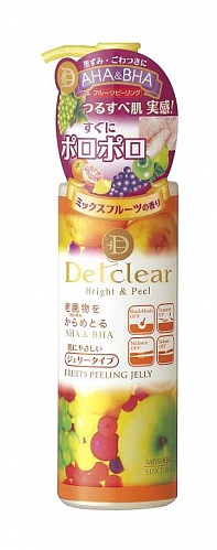 Пилинг-гель очищающий с AHA, BHA и эффектом сильного скатывания Meishoku AHA&amp;BHA Fruits Peeling Jelly