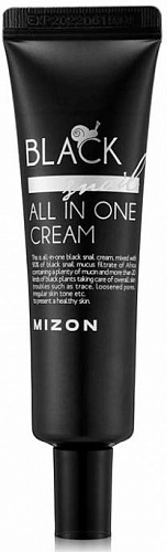 Крем для лица с экстрактом черной улитки Mizon Black Snail All In One Cream (tube), 35 мл