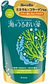 Бальзам-ополаскиватель восстанавливающий Kracie Umi No Uruoiso с экстрактами морских водорослей, сменная упаковка, 420 мл Kracie Umi No Uruoi Sou