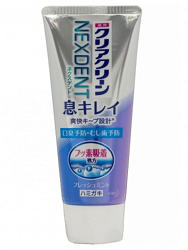Зубная паста свежее дыхание освежающая мята Kao Corporation Clear Clean NEXDENT Breath Clean Fresh Mint