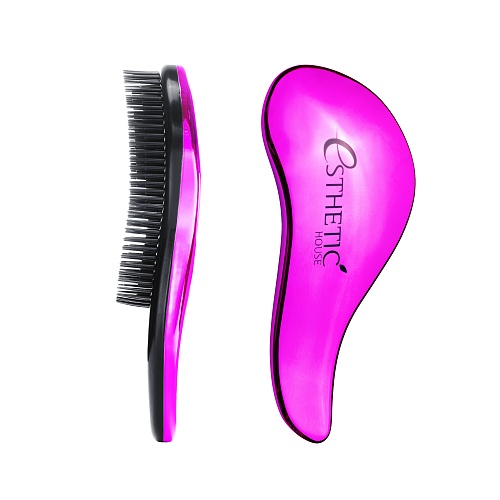 Расческа для волос розовая Esthetic House Hair Brush For Easy Comb Pink