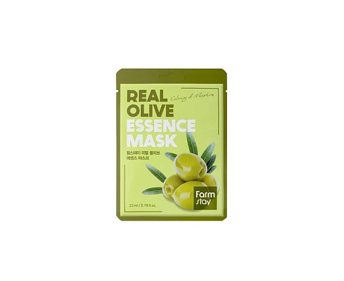 Тканевая маска с экстрактом оливы Farm Stay Real Olive Essence Mask