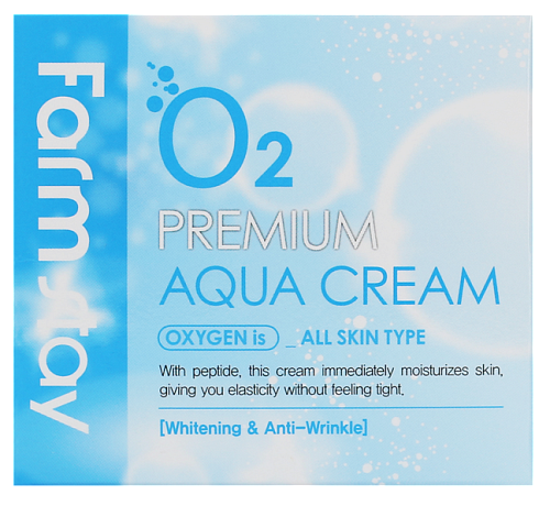 Увлажняющий крем с пептидами Farm Stay O2 Premium Aqua Cream
