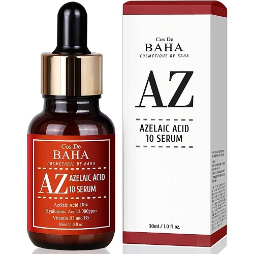 Сыворотка с 10% азелаиновой кислотой Cos De Baha AZ Azelaic Acid 10 Serum