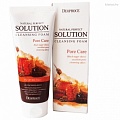 Пенка-скраб на основе бурого сахара Deoproce NATURAL PERFECT SOLUTION CLEANSING FOAM PORE CARE