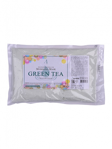 Маска альгинатная с экстрактом зеленого чая успокаивающая (пакет) Anskin Original