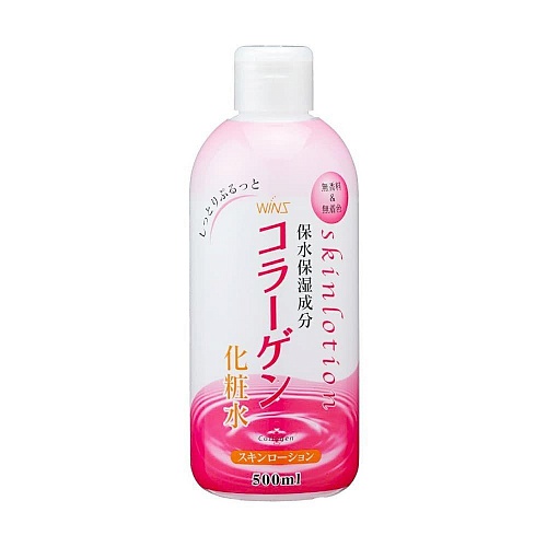 Лосьон для кожи лица и тела с морским коллагеном Nihon Detergent Wins skin lotion colagen, 500 мл