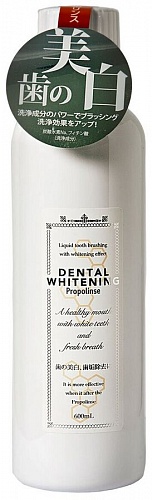 Ополаскиватель полости рта с отбеливающим эффектом, спиртовой, вкус «Свежая мята» PIERAS Propolinse Dental Whitening