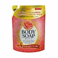 Крем-мыло для тела с розовым маслом и богатым ароматом, сменная упаковка Nihon Detergent Wins Body Soup Rose