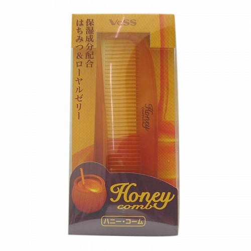 Расческа для увлажнения и придания блеска волосам с мёдом и маточным молочком пчёл VeSS Honey Brush