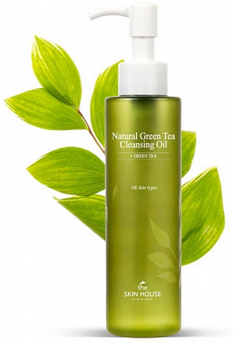 Гидрофильное масло с зеленым чаем The Skin House Natural Green Tea Cleansing Oil, 150 мл