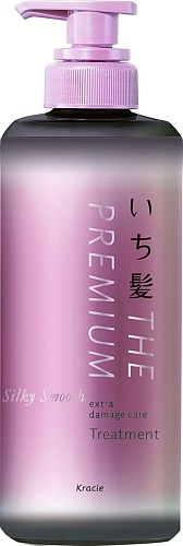 Восстанавливающий бальзам-ополаскиватель для гладких, шелковистых волос Kracie Ichikami The Premium Silky Smooth Treatment