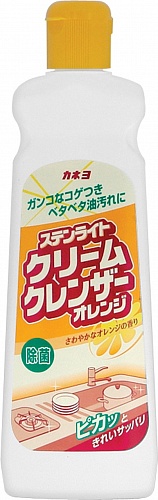 Крем чистящий для кухни Kaneyo Апельсиновая свежесть, 400 г Kaneyo 0
