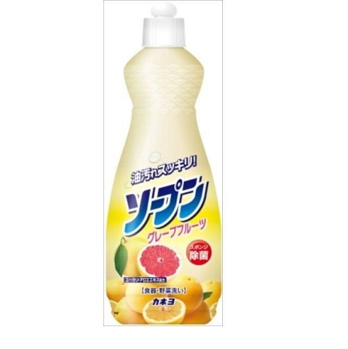 Жидкость для мытья посуды, фруктов и овощей Грейпфрут Kaneyo Soap Soap Grapefruit