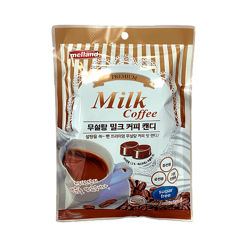Карамель без сахара со вкусом кофе с молоком Melland &amp;quot;Premium milk coffee sugar free&amp;quot;
