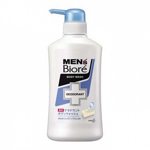 Пенящееся мужское жидкое мыло для тела с противовоспалительным и дезодорирующим эффектом, с ароматом свежести Kao Corporation Men&#039;s Biore