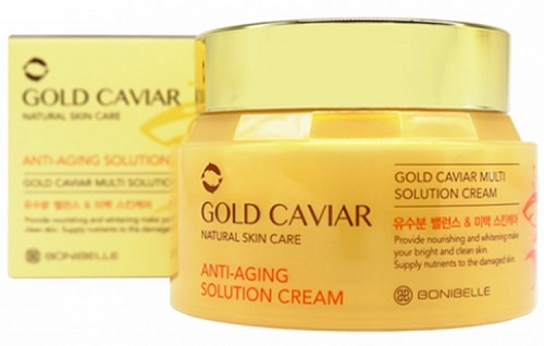 Антивозрастной многофункциональный крем с экстрактом икры Enough Bonibelle Gold Caviar Anti-Aging Solution Cream