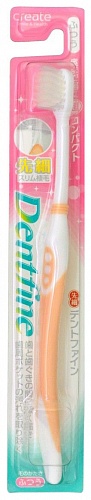Зубная щетка с компактной  чистящей головкой и тонкими кончиками щетинок, жесткая Create Co DENTFINE TAPERED