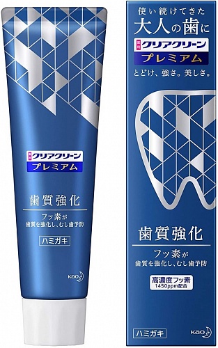 Премиальная зубная паста для укрепления и оздоровления зубов, со вкусом мяты Kao Corporation Clear Clean Premium Tooth Strengthening