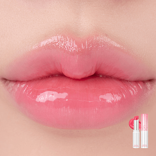 Оттеночный бальзам для губ в нежном розовом оттенке Rom&amp;Nd Glasting Melting Balm 02 Lovey Pink