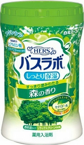 Соль для ванны с успокаивающим эффектом и ароматом леса Fudo Kagaku