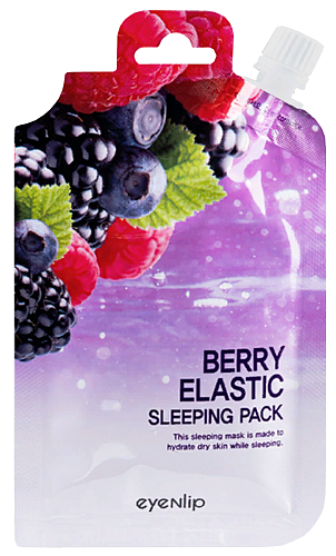 Маска для лица ночная Eyenlip Berry Elastic Sleeping Pack