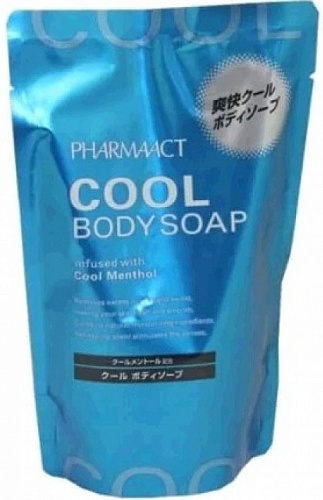 Охлаждающий гель для душа для мужчин,  мягкая упаковка Kumano Pharmaact Cool Body Soap
